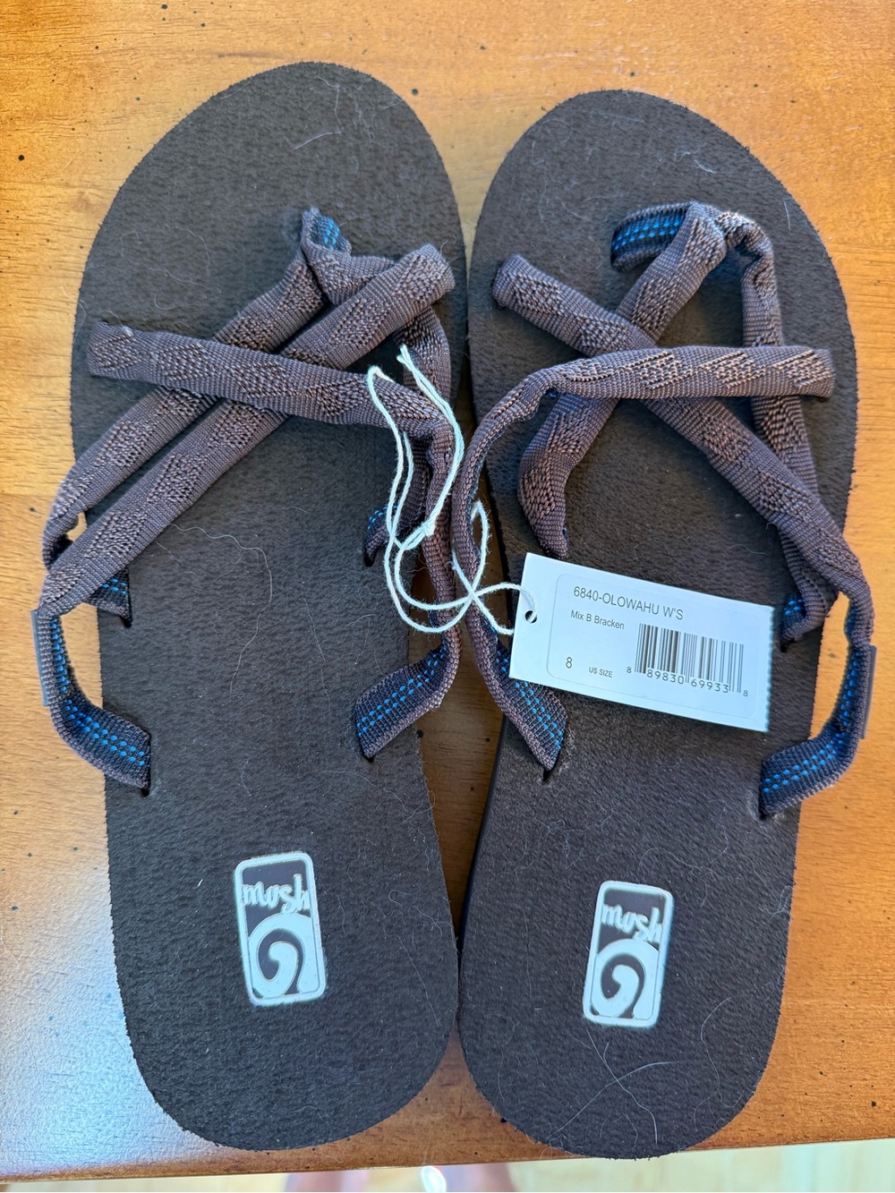 Teva Olowahu Brown Strappy Womens Sandals